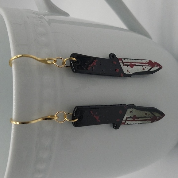 1930- Handmade Halloween Earrings NWT - Picture 2 of 6